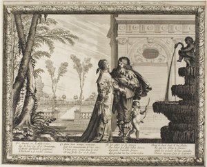 Jeugd, uit De Vier Leeftijden van de Mens door Abraham Bosse