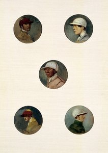 Studies van Jockeys door Abraham Cooper