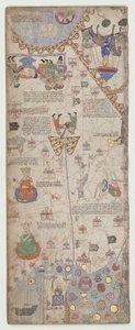 Catalaanse atlas, blad 11 door Abraham Cresques