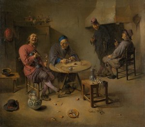 De taveerne door Abraham Diepraam