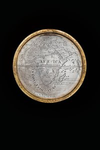 Twee uitzonderlijke aardse en hemelse globes, ondersteund door Hercules en Atlas, Augsburg, 1697-99 door Abraham Drentwett
