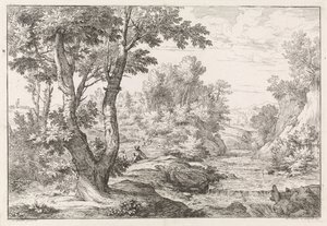 Landschap met rivier
