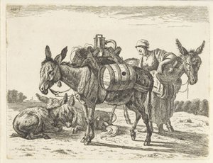 Pakezels door Abraham Hendrik Winter