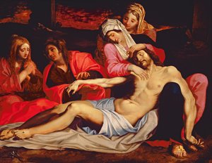 De klaagzang van Christus door Abraham Janssens van Nuyssen