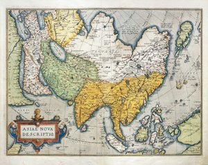 Kaart van Azië, uit Theatrum Orbis Terrarum door Abraham Ortelius door Abraham Ortelius