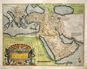 Kaart van Turkije, uit Theatrum Orbis Terrarum door Abraham Ortelius door Abraham Ortelius