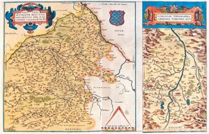 Regio-a: Centre, Bourgogne, Auvergne, Limousin Regio-b: Auvergne, Frankrijk door Abraham Ortelius