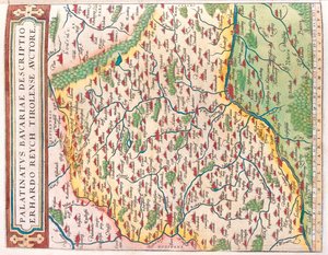 Staat: Beieren, Duitsland door Abraham Ortelius