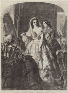 De Bruid (gravure) door Abraham Solomon