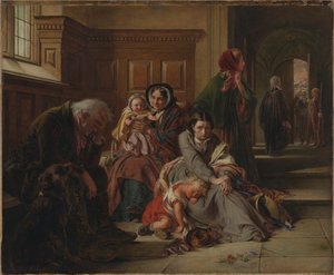 Wachten op het vonnis door Abraham Solomon