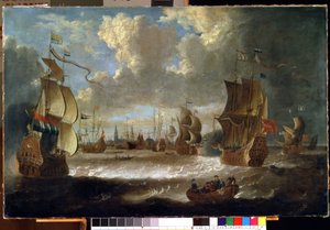 Schepen in een lagune