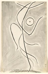 Dansabstractie: Isadora Duncan door Abraham Walkowitz