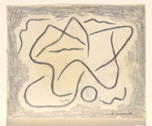 Ritmische lijnen: abstractie door Abraham Walkowitz