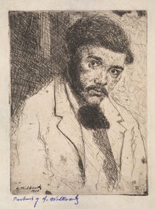 Zelfportret door Abraham Walkowitz