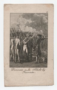 Dumouriez in de Slag bij Neerwinden, ca. 1795 door Abraham Wolfgang Küffner