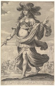 Zenobia, een illustratie uit Pierre Le Moyne