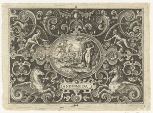 Perseus bevrijdt Andromeda