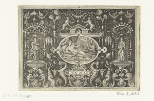 Danae en Jupiter als regen goudstukken DANAE door Abraham de Bruyn