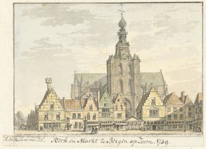 Kerk en Markt te Bergen op Zoom