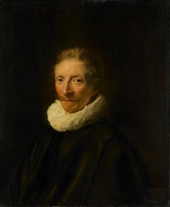 Portret van David de Moor door Abraham de Vries