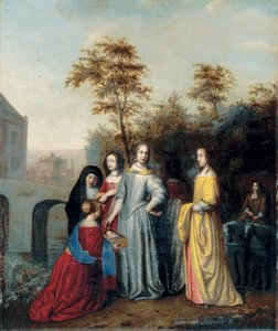 De Vondst van Mozes door Abraham van Dyck