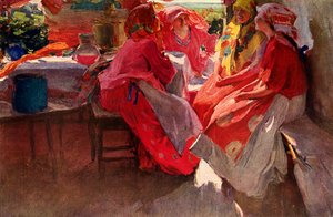 Op bezoek door Abram Arkhipov