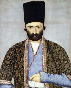 Portret van Imad al Daulah, Imam Quli Khan, c.1855-1860 door Abul Hassan Ghaffari