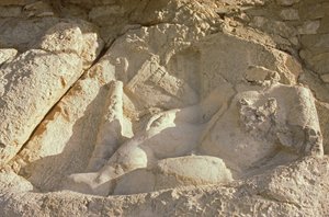 Beeldhouwwerk van Heracles door Achaemenid
