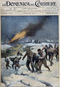 Na de explosie van de walvisvaarder 