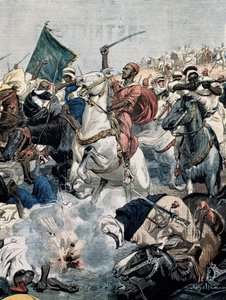 BELTRAME, Achilles (1871-1945). Oorlog in Marokko. De rebellen vallen Casablanca opnieuw aan, maar worden gedood door de Franse artillerie