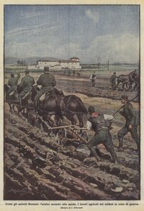 Zoals de oude Romeinen, de ploeg naast het zwaard