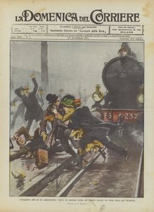Moedige daad van een stationschef, redt drie mensen die op het spoor stonden terwijl een trein naderde