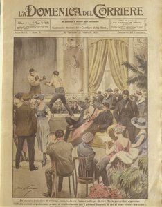 Omslagillustratie van New York-feest voor jongeren om verlost te worden