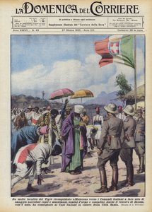 Vanuit vele plaatsen in het heroverde Tigre stromen ze naar de Italiaanse commando