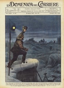 Na vijf maanden eenzaamheid, voor wetenschappelijke observaties, in de poolnacht van Antarctica door Achille Beltrame