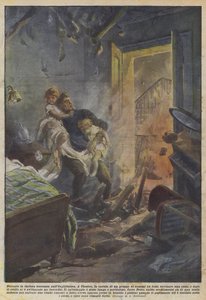 Tijdens de woeste storm over Engeland door Achille Beltrame