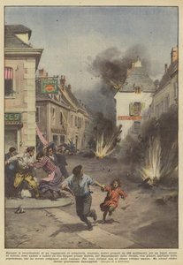 Tijdens de oefeningen van een Frans artillerieregiment ontploften twaalf granaten van 120