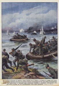 De Italianen rukken op in Rusland