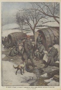 De navolgers van Diogenes, een groep strijders heeft een comfortabele woning gevonden in grote vaten