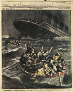 Groot-Brittannië, zinken van passagiersschip Titanic