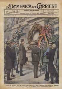 De vorsten van België in Rome