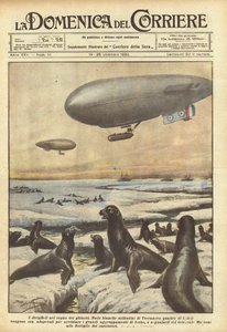 Luchtschepen in het rijk van het ijs