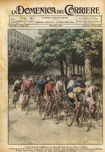 De toekomstige rivalen van Girardengo door Achille Beltrame