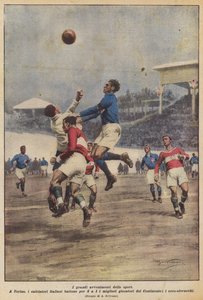 De grote sportevenementen door Achille Beltrame