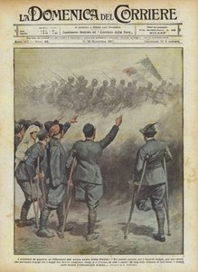 De oorlogsinvaliden aan de verdedigers van het heilige land van het Vaderland