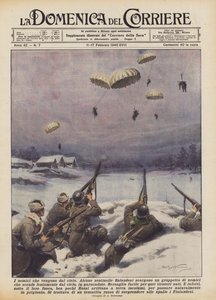 De vijanden die uit de lucht komen door Achille Beltrame