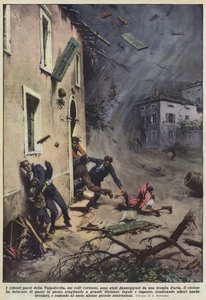 De lachende dorpen van Valpolicella, op de heuvels van Verona, zijn beschadigd door een windhoos