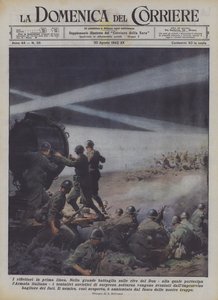 De schijnwerpers in de frontlinie