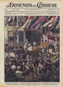 Het jubileum van koning George V door Achille Beltrame