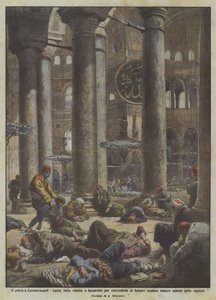 De cholera in Constantinopel, Hagia Sophia omgebouwd tot lazaret om het te beschermen tegen de Bulgaren...